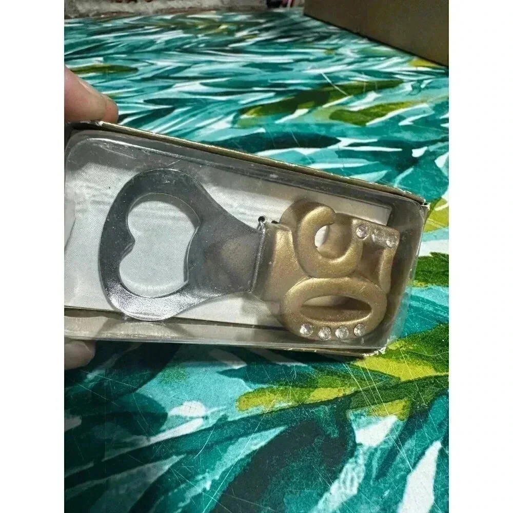 50 Gold Bottle Opener Gift